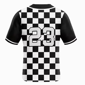 Camiseta de Béisbol Transpirable para Hombre, Talla Grande, Tejido de Malla Suelta, Logotipo OEM Personalizado, Impresión Digital, Antibacteriana, Absorbe la Humedad 100% - Product Image 6