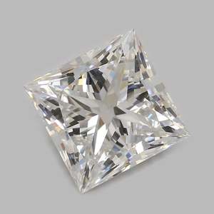 Diamant blanc de laboratoire taille princesse, couleurs D E F G H, en vrac pour bague, en vrac pour la fabrication de bijoux, diamant CVD - Product Image 1