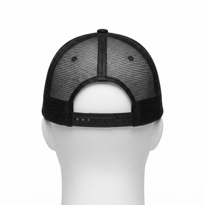 Casquette de baseball noire pour homme, style trucker, avec broderie Cobra, dos en maille, fermeture snapback, logo personnalisé, réglable - Product Image 5