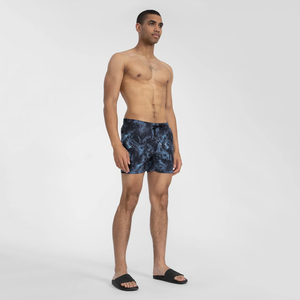 <b>Men</b> Casual Tight Short Swim <b>Trunks</b> Quick Dry Mid Waist Drawstring Closure Waterproof Board Shorts Pockets Mesh Lining Solid - Product Image 5