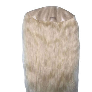 Perruque en cheveux humains Remy indiens pour femmes, ondulations naturelles, ondulations profondes, douce et légère, bonnet en silicone, Taz Hair BD - Product Image 1