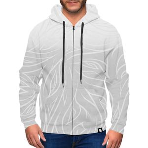 Sudadera con capucha con cremallera OEM 2025 con logotipo personalizado, sudadera Unisex de alta calidad, costura por sublimación para hombre para invierno - Product Image 1