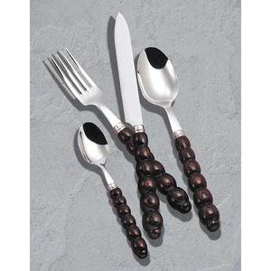 Juego de Cubiertos de Acero Inoxidable Ecológicos de Estilo Vintage con Acabado de Alto Brillo para Restaurantes y Bodas - Product Image 6