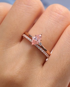 Bagues en or de luxe pour femmes avec diamants de laboratoire IGI taille marquise brillante, 14K 18K, pour fiançailles, mariage, bijoux de mariée - Product Image 5