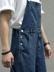 Combinaisons en jean pour hommes de haute qualité, pantalons longs en tissu de coton durable, coupe-vent, imperméables, salopettes de travail en denim - Product Image 5