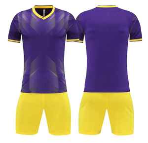 Maillot de football rétro en gros, kit complet d'uniforme de football OEM France, tenue de sport respirante - Product Image 5