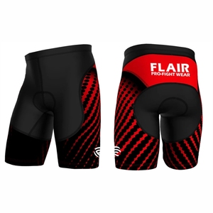 Shorts de cyclisme unisexes à compression par sublimation - Product Image 4