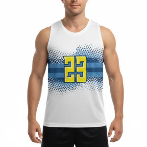 Maillot de lacrosse sans manches de qualité supérieure, prêt pour le jeu, haute performance, pour les joueurs masculins - Product Image 1