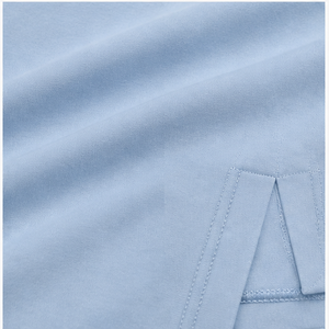 Womens Powder <b>Blue</b> Boat Neck Elbow Sleeve Relaxed <b>Tunic</b> Fit T Shirt WTS-0116 - Product Image 6