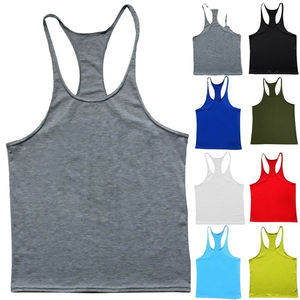 <b>Men's</b> Racerback Tank Top Solid Lime Green Knitted Casual Wear Wholesale Gym <b>Singlets</b> <b>Men's</b> Tank Tops Black - Product Image 6