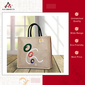 Bolsas de Tela de Algodón Reciclable de Primera Calidad Hechas en India con Logotipo Personalizado para Promoción a un Precio Razonable - Product Image 4