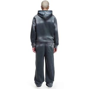 Streetwear surdimensionné personnalisé surdimensionné femmes Vintage Gym survêtement Stone Wash pantalons de survêtement survêtements - Product Image 2