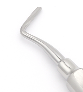 Élévateur de racine apicale 303L Gauche 3mm 15.5cm Instrument d'extraction dentaire pour la suppression des pointes de racine supérieures et inférieures, à poignée lisse, chirurgical - Product Image 2