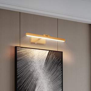 16-Inch Gold Modern LED Bathroom <b>Vanity</b> Light Dimmable Sconce for Wall <b>Lighting</b> with Over <b>Mirror</b> Feature - Product Image 1