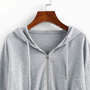 Sweat-shirts à capuche unisexes personnalisés de qualité supérieure 2026 pour femme, en coton, style coréen, tricotés, respirants, toutes couleurs - Product Image 3