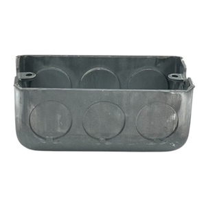 Caja eléctrica de una sola banda de acero galvanizado de 2,0mm fabricada en Taiwán con golpes de 1/2 pulgadas - Product Image 2