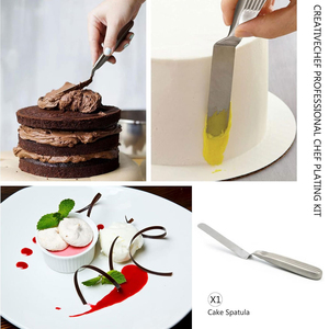 Kit d'outils de plats de présentation professionnels en acier inoxydable 8 pièces, revêtement titane doré, outils culinaires de précision, compatibles lave-vaisselle - Product Image 4