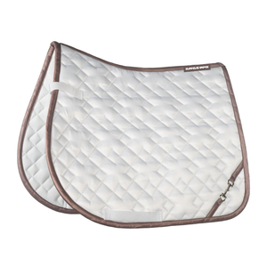 แผ่นรองอานม้าแบบตะวันตกผ้าซาตินหรูหราบุขนแกะสำหรับกระโดดขี่ม้า สั่งทำพิเศษสำหรับอุปกรณ์ขี่ม้าระดับพรีเมียม - Product Image 2