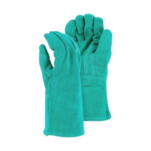 High Quality Premium Cowhide Split Leather Welding Gloves Industrial Safety Spark Heat <b>Fire</b> Proof Anti-Cut Hand Protection - Product Image 2