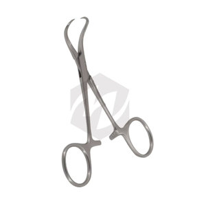 Pince à serviettes Backhaus pour main gauche, en acier inoxydable de qualité chirurgicale, instruments médicaux pour drapage et fixation des serviettes, autoclavable et antirouille - Product Image 3