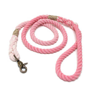 Navrit Creation Cotton Rope Handmade Luxury Floral Pattern Feather Decorated <b>Dog</b> <b>Leash</b> Made in India Wholesale - Product Image 3