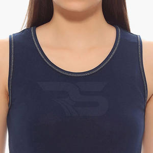 Camisetas de Tirantes para Mujer de Fibra de Algodón y Bambú, Tallas Grandes, Casuales, de Verano, Tejidas, sin Mangas, para Gimnasio, Nueva Llegada en Stock - Product Image 6