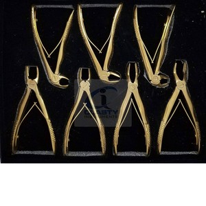 Ensemble de forceps d'extraction dentaire en acier inoxydable, outils chirurgicaux manuels, certifiés CE, kit d'instruments de classe I - Product Image 5