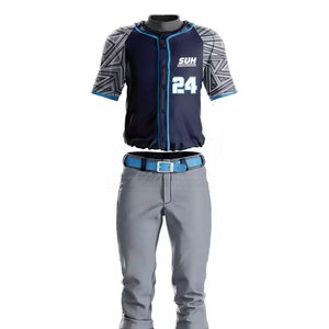 ชุดเบสบอลไซส์ใหญ่ ระบายอากาศได้ดี ผลิตจากโพลีเอสเตอร์ 100% ขายส่ง ยอดนิยม วัสดุทนทาน รับออกแบบโลโก้ คุณภาพสูง - Product Image 1