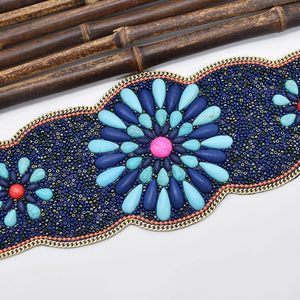 Ceinture brodée élégante, ceinture ethnique faite à la main abordable pour femmes, sari, lehenga et tenue décontractée - Product Image 1