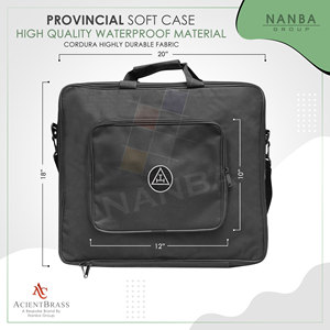 Étui souple provincial avec broderie d'emblème de poche, cadeau haut de gamme de l'Arche Royale pour les Francs-Maçons, étui maçonnique souple provincial - Product Image 6