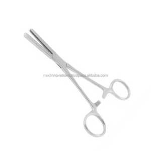 Fórceps hemostático quirúrgico Sujeción de vasos Fórceps de acero inoxidable Ferguson Angiotribe Recto y curvo 6,5 pulgadas y 7,5 pulgadas - Product Image 1
