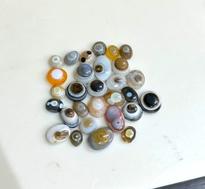 Natural Sulemani Eye Agate Banded Agate Cabochon Wholesale Loose Gemstone for Jewelry Making Aqeeq Agate Cabochon - Product Image 1