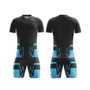 Wholesale Soccer Uniforms Men Retro Football Jerseys Quick Dry Football Jerseys High Quality Plain Soccer Tracksuit Custom Team - Product Image 2