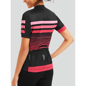 Maillot de Ciclismo para Mujer de Alta Calidad, 100% Poliéster, Antibacteriano, Ropa Deportiva Cómoda, Diseños de Logotipo Personalizados, Uniforme de Ciclismo - Product Image 2