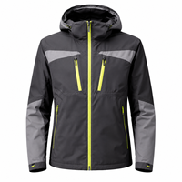 Veste softshell pour homme personnalisée, imperméable, coupe-vent, pour la randonnée en plein air, veste à capuche coupe-vent, fabrication OEM, vente en gros, fabricant