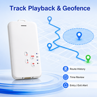 Pelacak GPS Multi-Frekuensi Mini Presisi Tinggi RTK GNSS Pelacak Lencana ID Karyawan 4G Cat1 Alarm SOS TTS Geofence IP65 -20~65