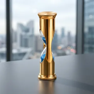 Reloj de Arena de Latón Vintage, Reloj de Una Minuto, Decoración Náutica de Escritorio, Reloj Marítimo Antiguo, Adorno Clásico de Mesa para el Hogar - Product Image 6