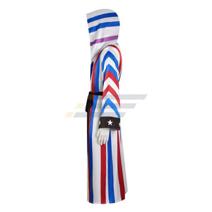 Bata de Boxeo con Capucha de la Mejor Calidad y Más Vendida, Cinturón Plateado, Bata de Boxeo Personalizada para Combate - Product Image 2
