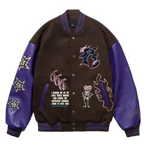 Veste universitaire personnalisée de haute qualité pour hommes et femmes, logo brodé personnalisé, veste universitaire pour hommes - Product Image 1