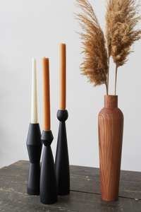 Florero de Madera de Fresno Natural, Floreros de Madera Maciza, Adornos y Decoraciones - Product Image 4