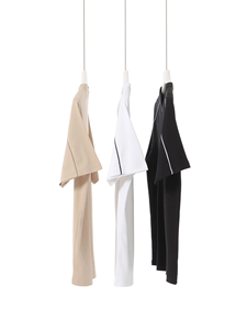 T-shirt décontracté à manches courtes, col rond, 230 grammes, tendance et minimaliste pour l'été - Product Image 2