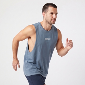 Débardeur de sport bleu pour homme, sans manches, pour la musculation, le fitness et l'athlétisme - Product Image 4