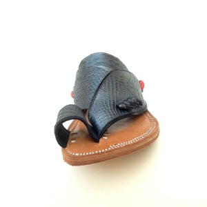 Sandales en cuir pour hommes, pantoufles faites à la main, Style saoudien, Madas Sharqi, tongs arabes - Product Image 5