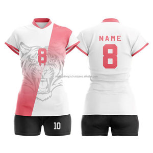 Venta caliente hombres y Unisex 100% poliéster voleibol Jersey OEM personalizado con número y nombre impreso conjunto de uniforme deportivo - Product Image 5