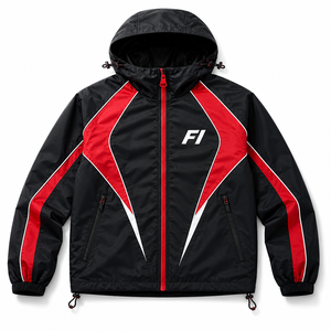 Vestes pour hommes personnalisées à séchage rapide, grandes tailles, fermeture éclair intégrale, 100 % nylon, pour la gym, les sports de plein air, manches longues. - Product Image 3