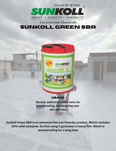Agent de liaison en latex SBR multi-usages, additif polymère imperméable pour la réparation de mortier cimentaire, de béton et de systèmes de revêtement en plâtre. - Product Image 1