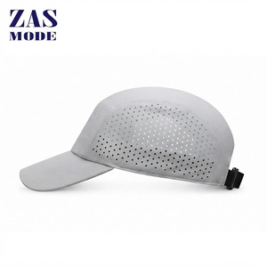 Factory Wholesale <b>Plain</b> 5 Panel Hat Breathable Waterproof Mesh Fabric Quick Dry Polyester Sports Hiking Camp Custom Unisex <b>Cap</b> - Product Image 1