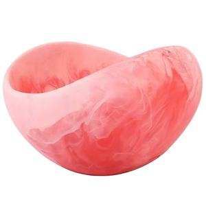 Tazón y Plato para Servir de Resina Ecológica Única, Hecho a Mano, Apto para Lavavajillas, para Fiestas, Diseño de Arte Moderno, Hecho en India - Product Image 1