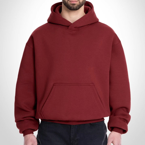 Sudaderas con Capucha Cortas de Lujo con Logotipo Personalizado, Estilo Hip Hop, Varias Tallas, Corte Holgado, Sudaderas de Alta Calidad para Streetwear, de Algodón Grueso - Product Image 1