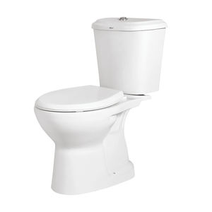WC à deux pièces en céramique blanche, le plus vendu, prix de gros, pour salle de bain, à bas prix - Product Image 1